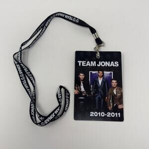 Jonas Brothers 2010-2011 team Jonas Laminate and Lanyard